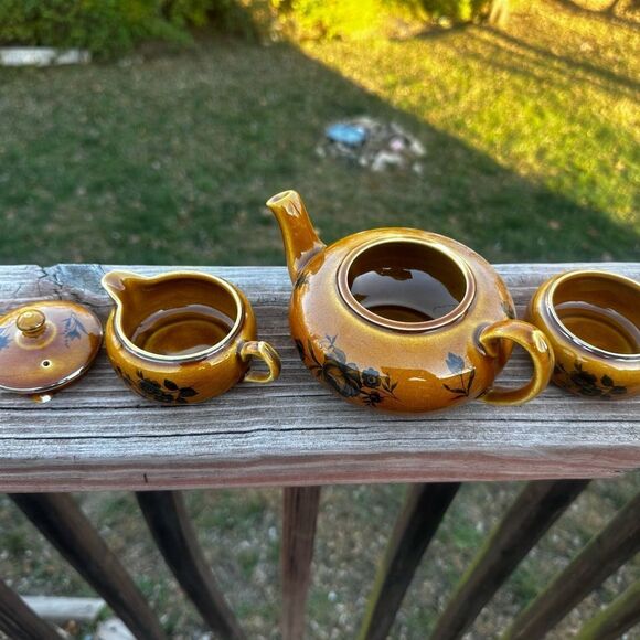 Antique Elijah Cotton Lord Nelson Ware Three Piece Tea Set - Picture 7 of 7